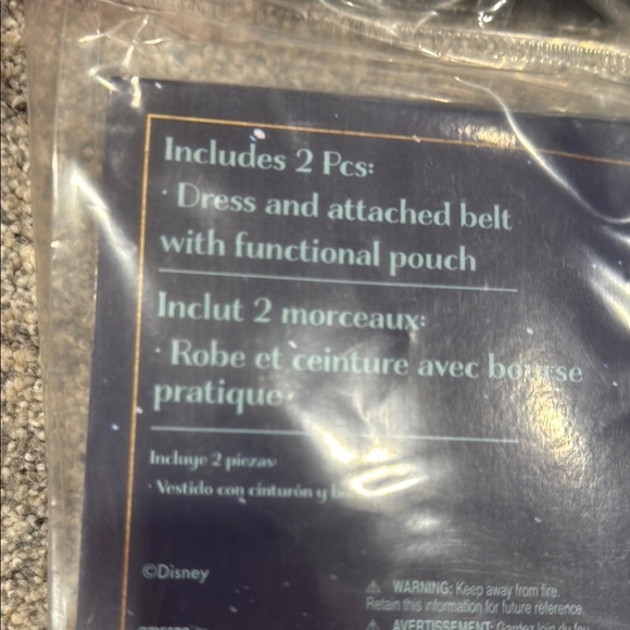 Disney Wish Asha Dress in Purple - Picture 9 of 9